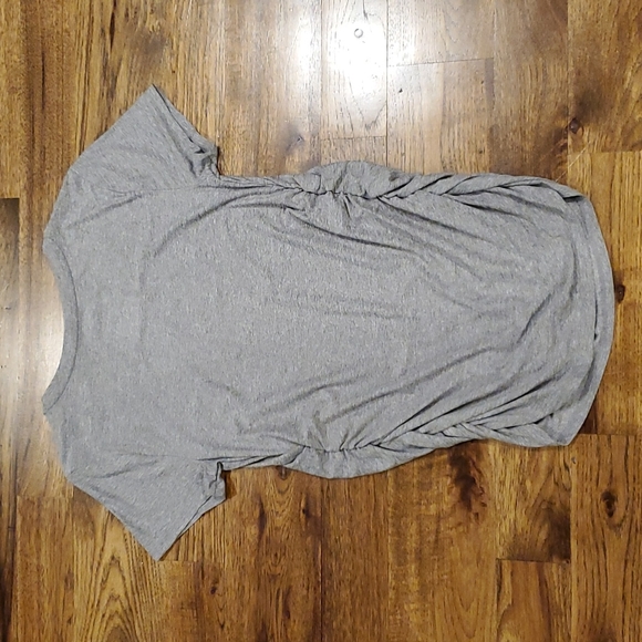 Womens Time & Tru gray "Eat, Sleep, Grow, Repeat maternity top size S - Picture 4 of 4